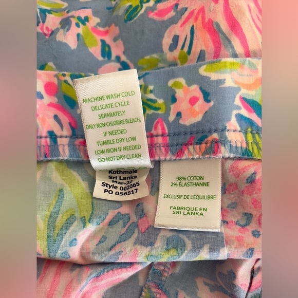 Lilly Pulitzer ocean view short in blue peri 
, sz small - Picture 10 of 10